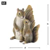 Adorable Mommy and Me Squirrel Figurine - Perfect for Mother's Day Gift