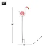 PINK FLAMINGO GARDEN WINDMILL STAKE