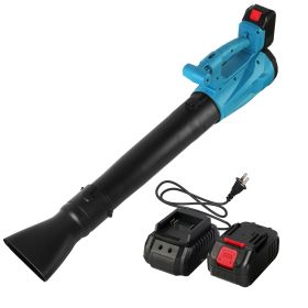 Cordless Leaf Blower 93MPH 431CFM Battery Powered Leaf Blower with 6 Variable Speeds 2 Rechargeable Batteries for Yard Patio Driveway