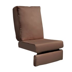 Recliner Replacement Cushion Cover, Washable Cushion Deep Seat Covers, UV Resistant, Fade Resistant, and Water Repellent (Color: Brown)