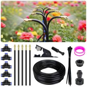 360 Adjustable Irrigation System Kit Garden Watering System Drip Irrigation Kit For Garden, Yard, Lawn, Greenhouse, Plants (Option: 15meter)